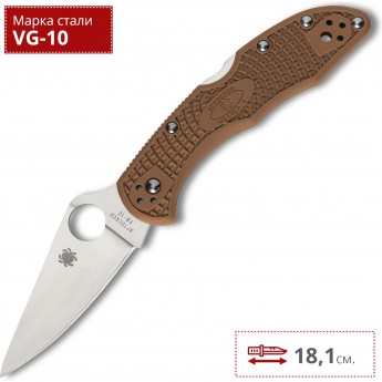 Нож SPYDERCO DELICA 11FPBN Нож SPYDERCO DELICA 11FPBN